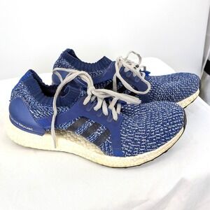 Adidas Ultra Boost 3.0 Blue Knit Running Shoes Size 9.5 Men's Athleisure